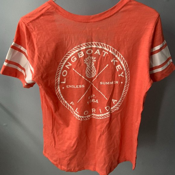 New Unworn V-neck Baseball Miami Style Tee Size M - Picture 2 of 2